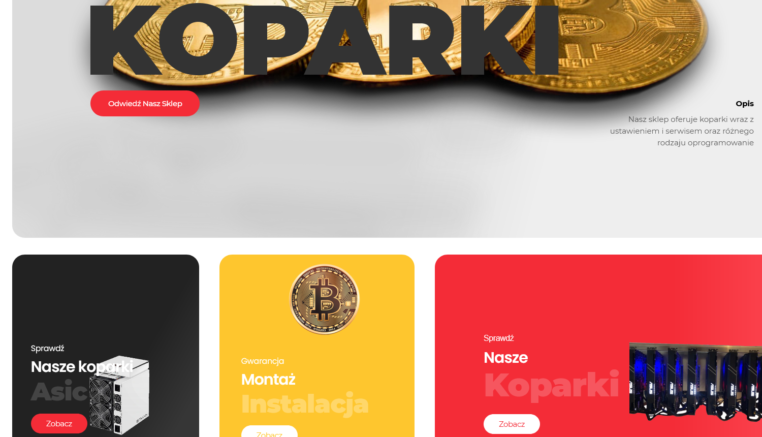 Układ kategorii i bloków funkcji w sklepie WooCommerce